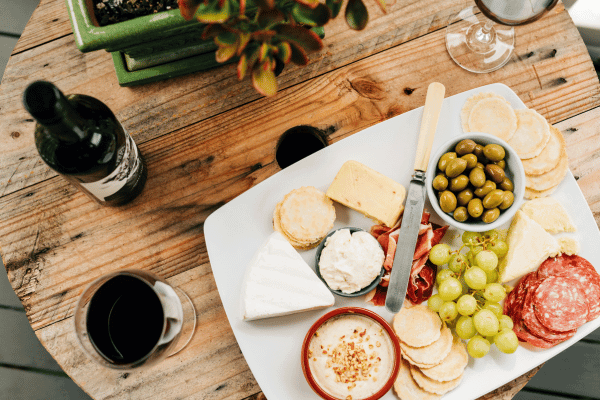 Wine and cheese pairing