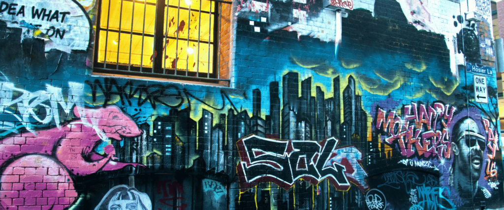 Street art and graffiti in Melbourne
